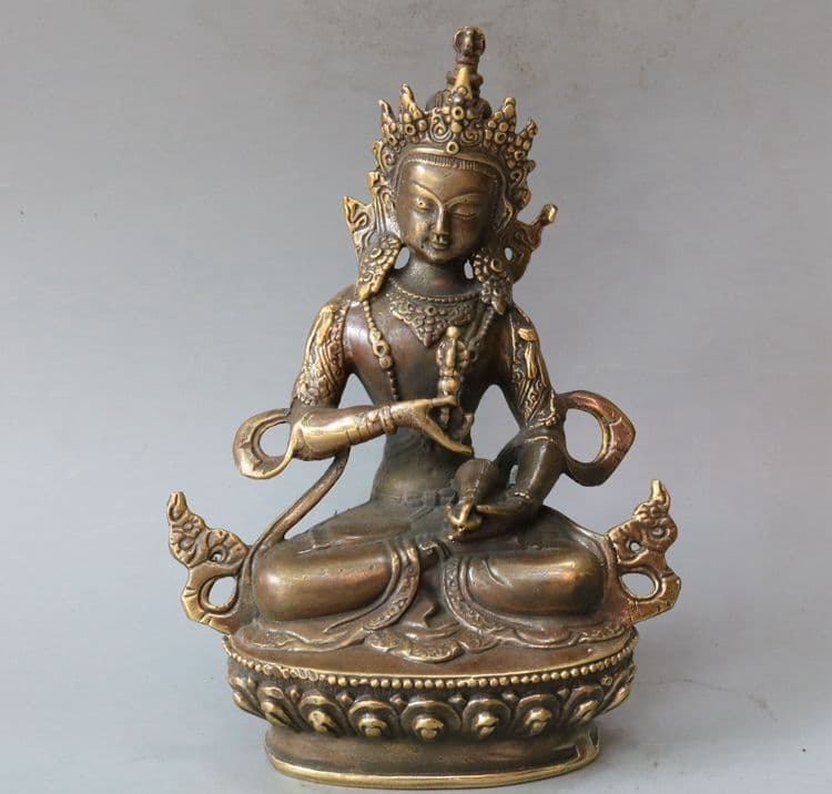 地蔵 菩薩 観音 金剛薩陀 銅製 仏像 彫刻 置物 開運 風水