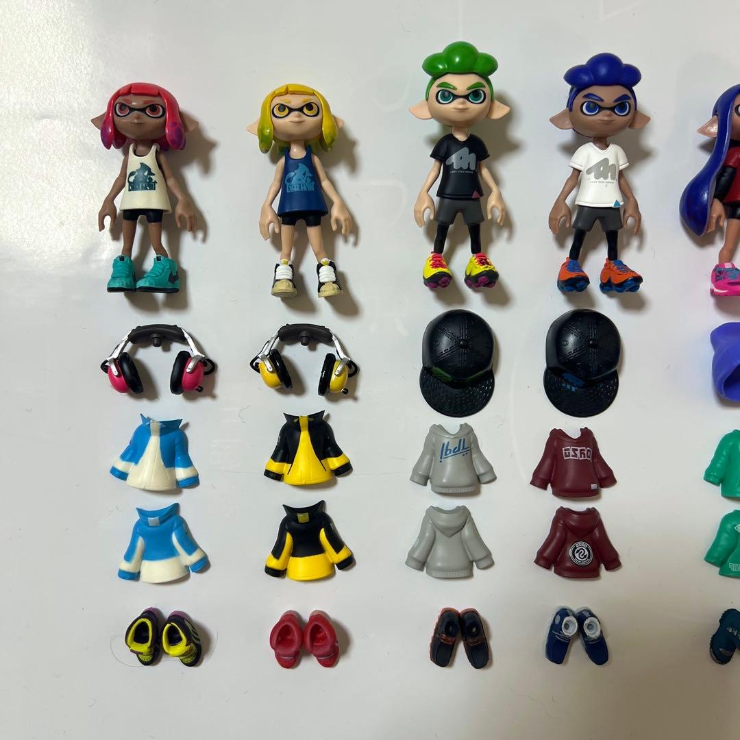 スプラトゥーン2 きせかえギアコレクション 1,2 コンプリート　おまけ付き