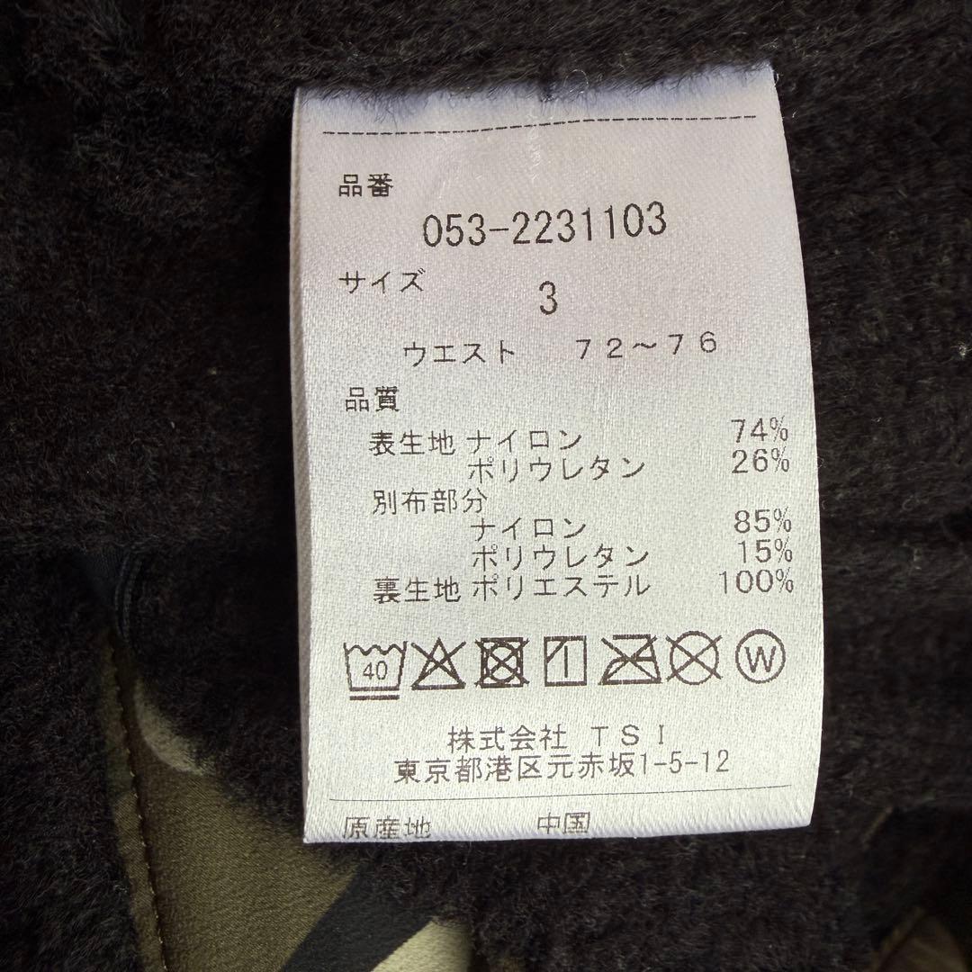 現行モデル　裏起毛　蓄熱　パーリーゲイツ　パンツ　迷彩　S〜M相当　3 黒　カモ