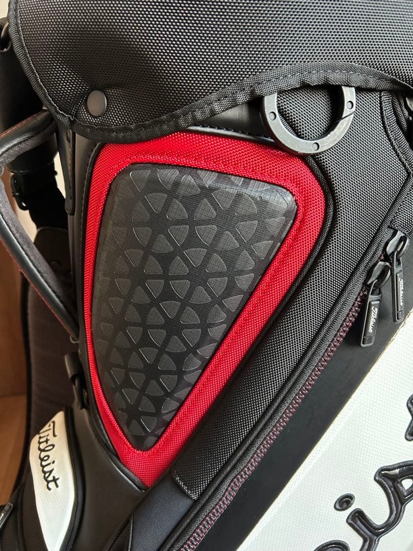 タイトリスト キャディバッグ ツアーモデル TB7SF9 黒赤