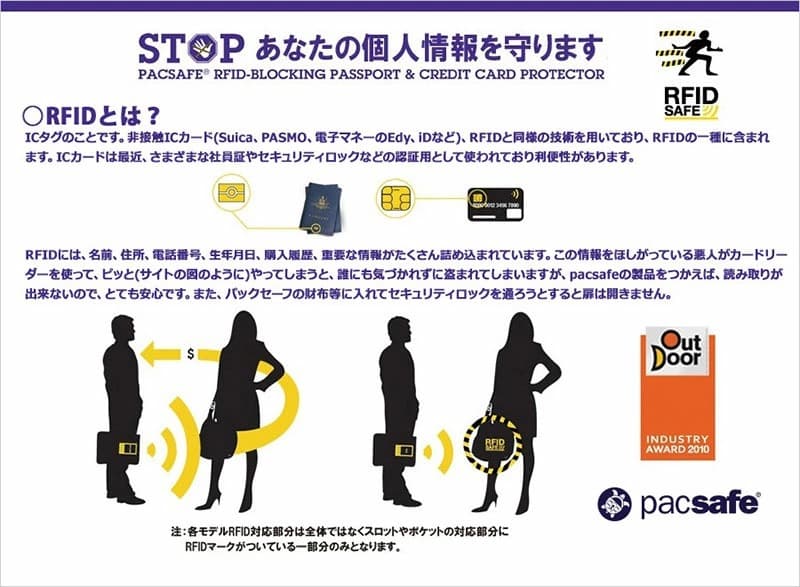 pacsafe RFIDセーフガジェットポーチ No.12970345