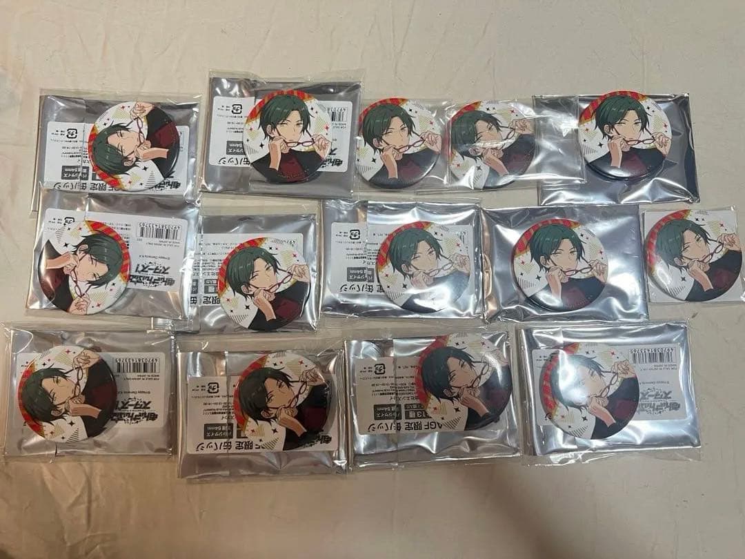 あんスタ AGF限定缶バッジ 蓮巳敬人  JINS メガネバッジ