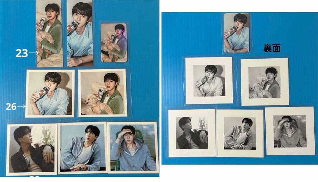 BTS JIN アルバムキーホルダー（4photos）A・B