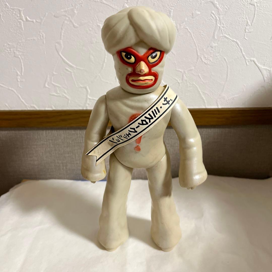 タイガーマスク　ザ・ミスタークェッション　タスキ付き　中嶋製作所　当時物