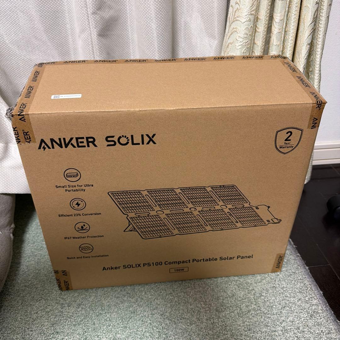 ANKER SOLIX PS100ポータブルソーラーパネル
