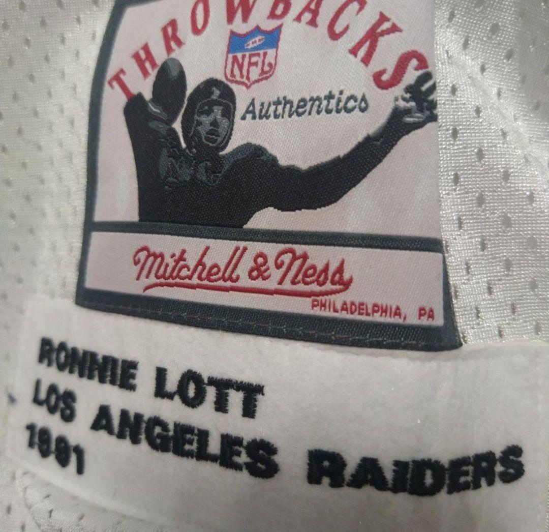 タグ付き　Mitchell & Ness RAIDERS 42番　ゲームシャツ