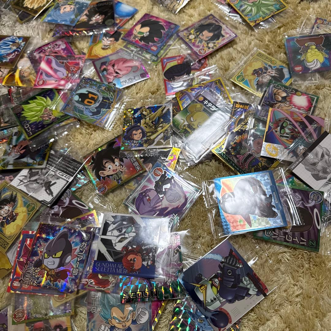 ワンピース、ドラゴンボール　他　ウエハースシール　まとめ売り【5473