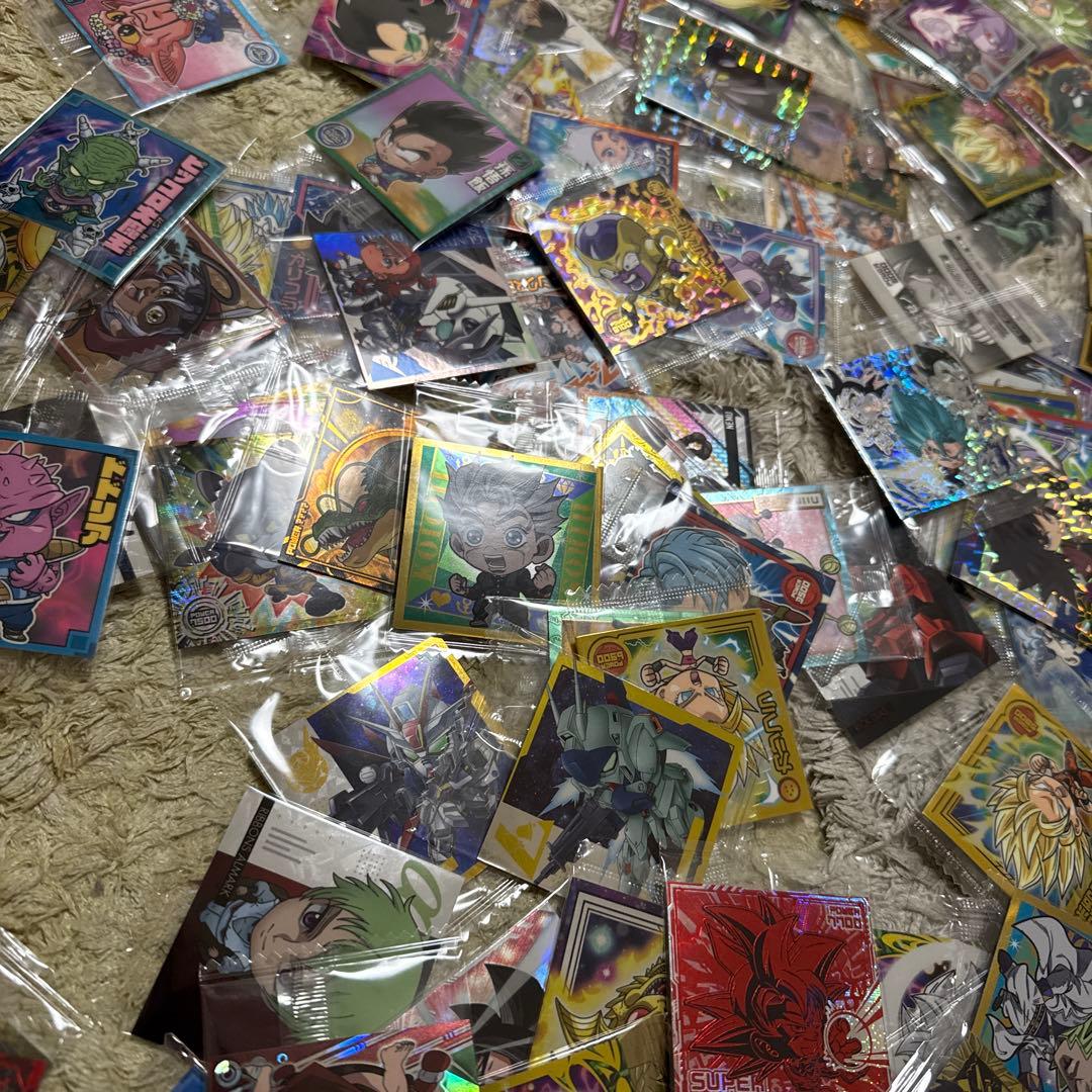 ワンピース、ドラゴンボール　他　ウエハースシール　まとめ売り【5473