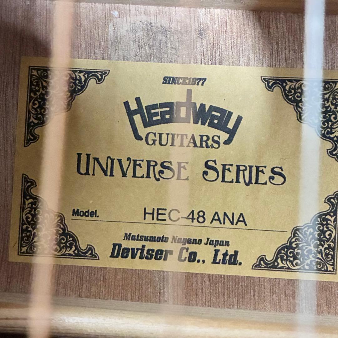 【良品】HEADWAY HEC-48 SB エレアコ セミハードケース付