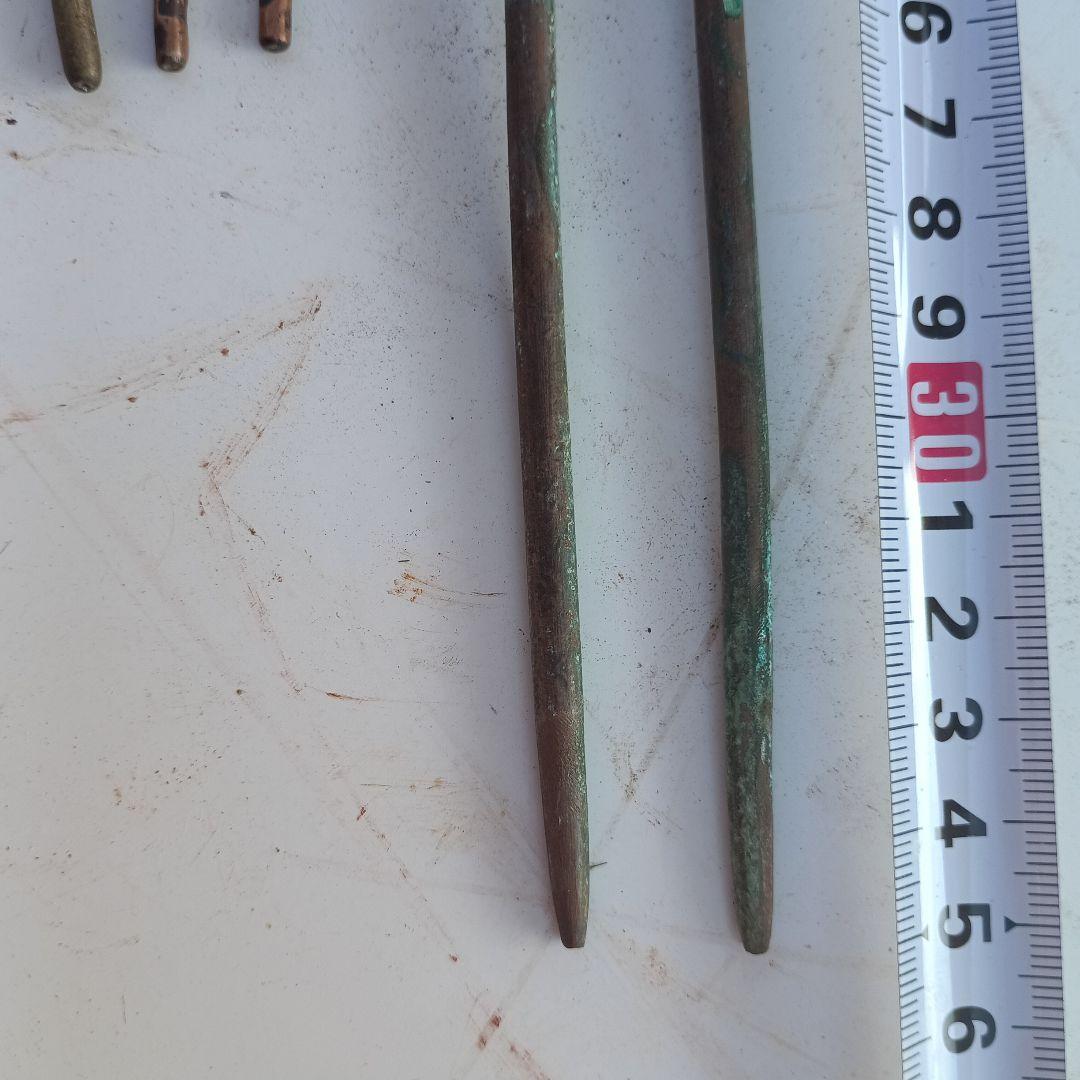 2007）火箸　四組＋半端/　火ばし　/茶道具　風炉　手あぶり　長火鉢