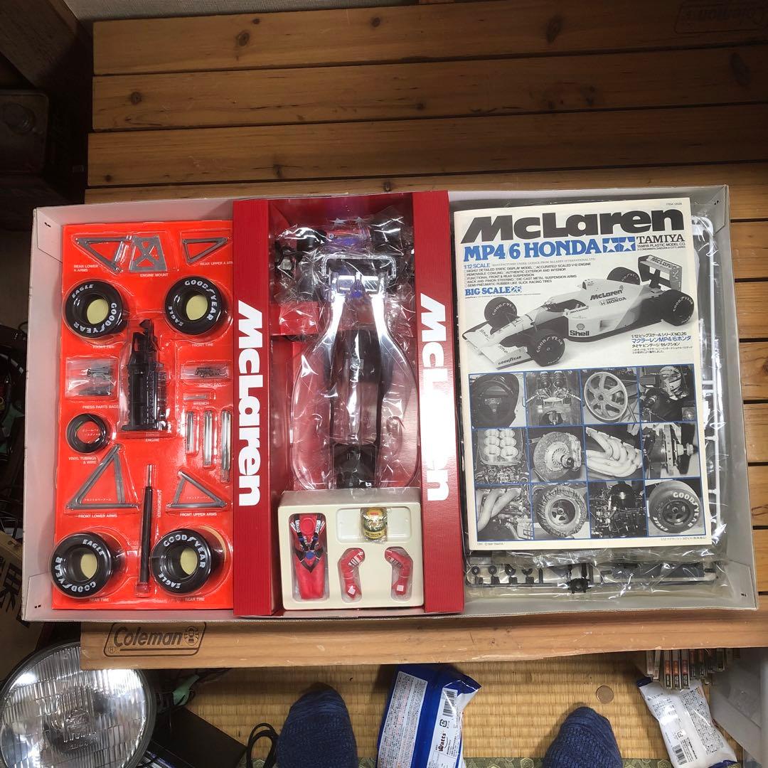 田宮　プラモデル　マクラーレン　MP4/6ホンダ　1/12スケール