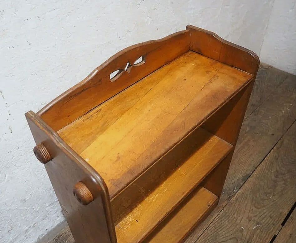 1303 ビンテージ　小振りな本棚　収納棚　ブックラック　ケース　古家具　レトロ