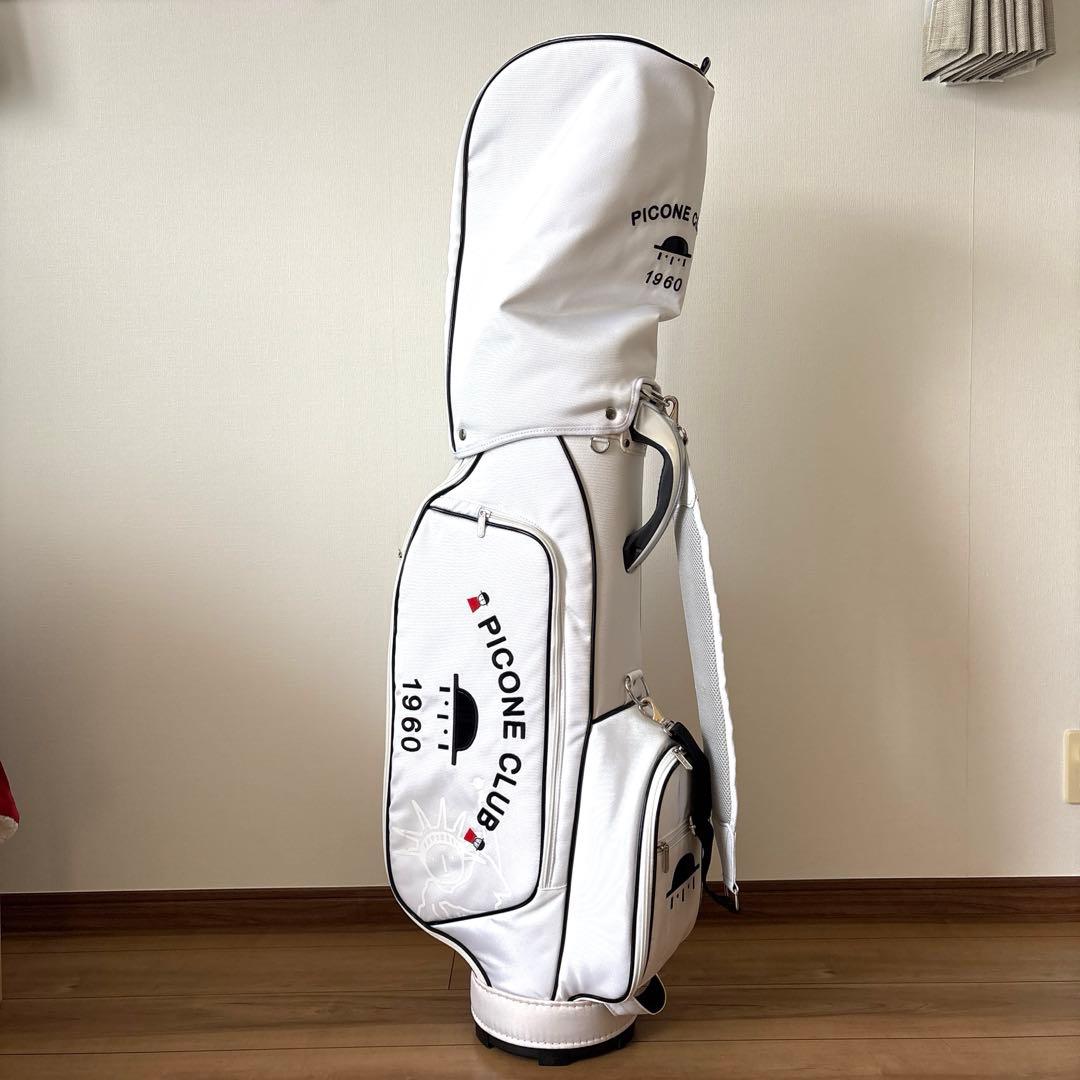 PICONE CLUB キャディバッグ ホワイト