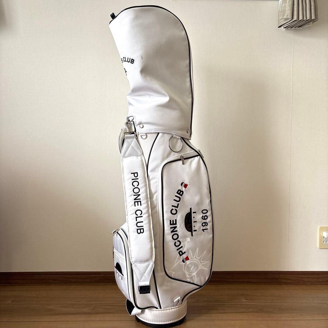 PICONE CLUB キャディバッグ ホワイト