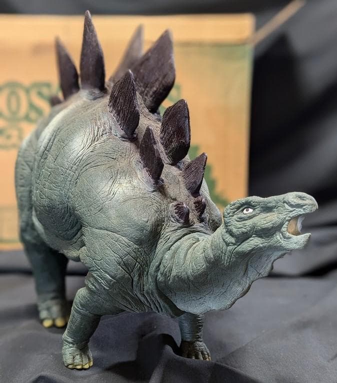 超恐竜 ステゴサウルス（バンダイ）ビッグサイズ ソフビフィギュア箱付