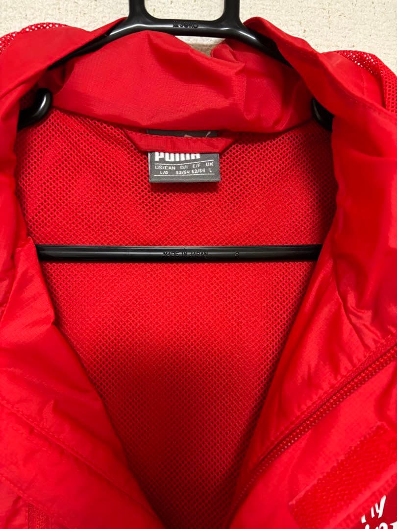 Puma Arsenal ウィンドブレーカー レッド