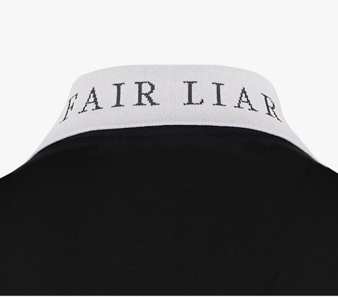 【新品未使用】フェアライアー　ギンガムリボンデタッチャブルTシャツ黒