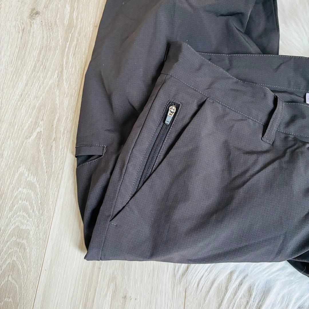 NEWERA ニューエラゴルフ　ロゴ刺繍　ストレッチパンツ　黒　Mサイズ