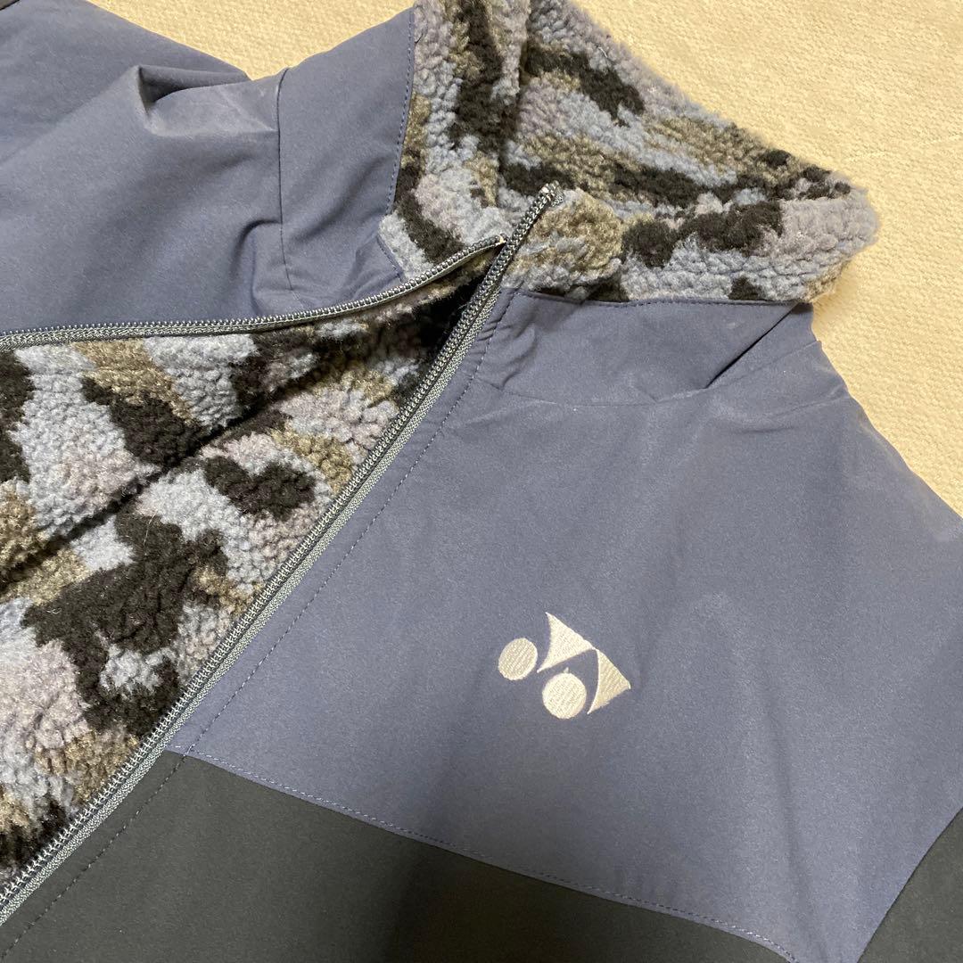 ヨネックス　リバーシブル　ボア　ジャケット　カモフラ　S