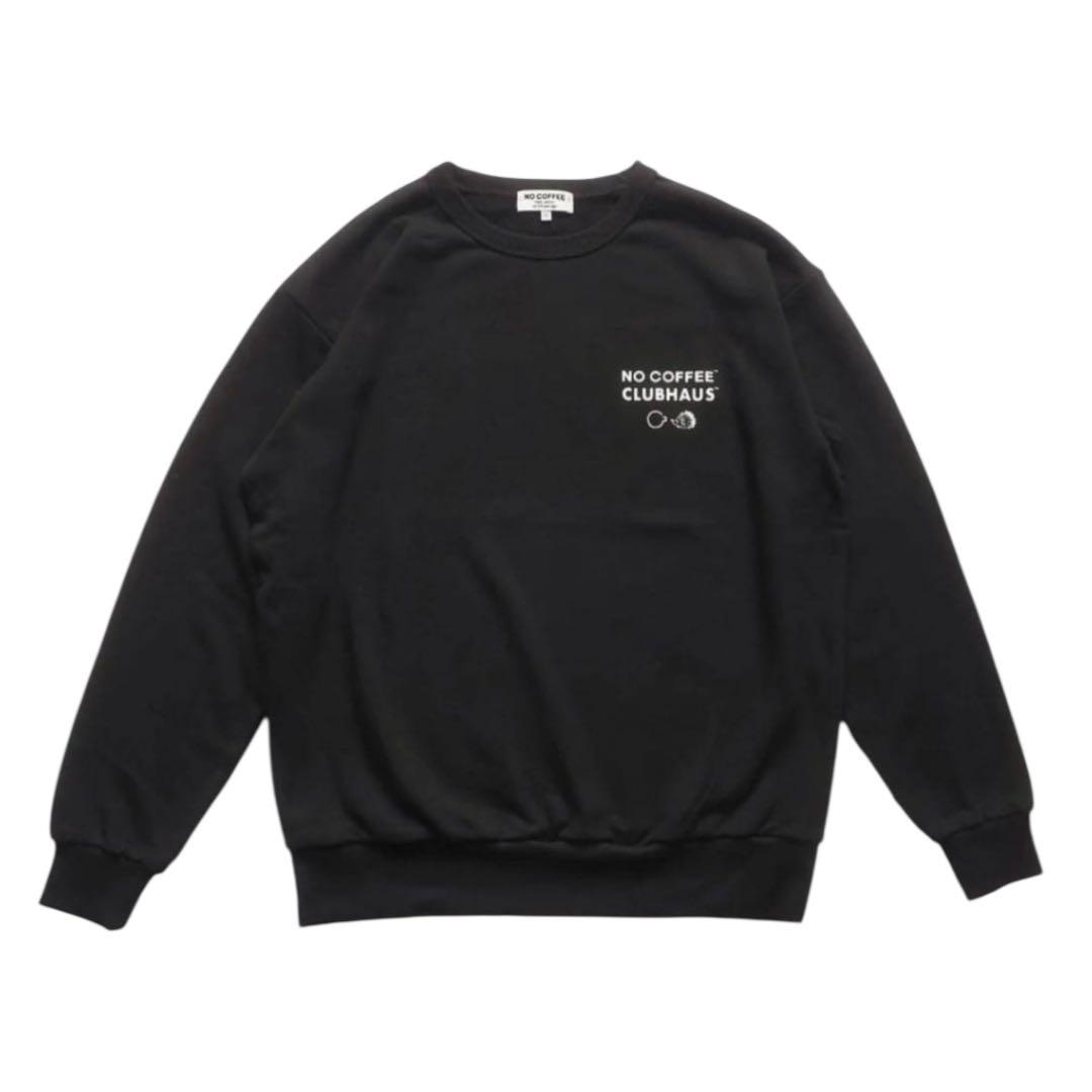 NO COFFEE × CLUBHAUS CREW SWEAT SHIRT