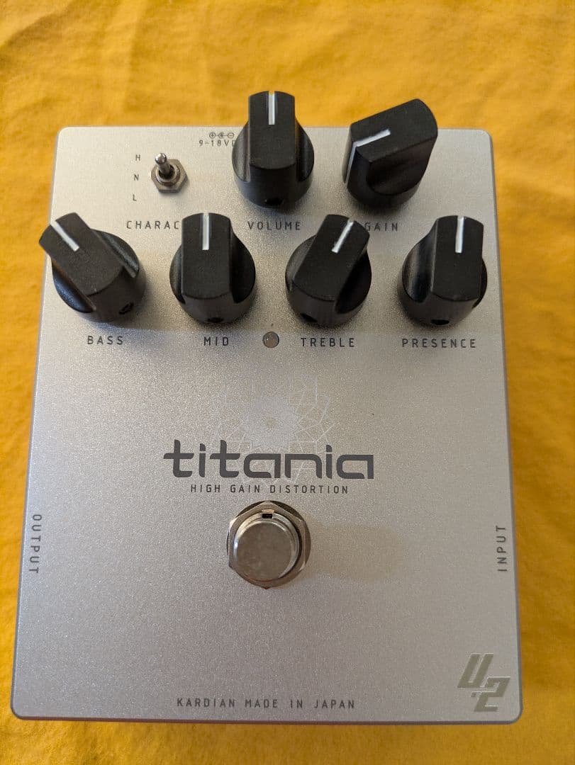 kardian titania ディストーション　V2 エフェクター
