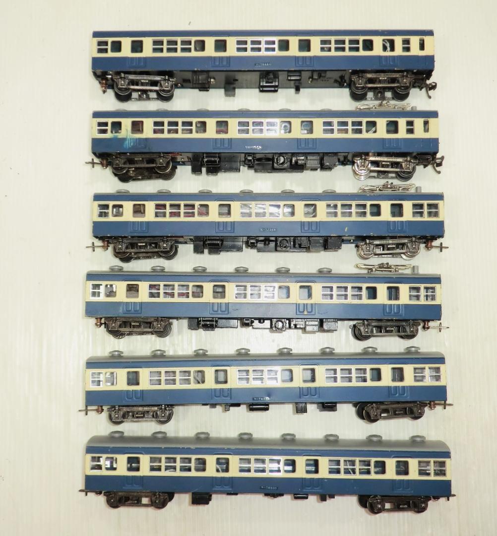 カツミ模型 HOゲージ 旧国鉄電車 73系 横須賀色 6両セット