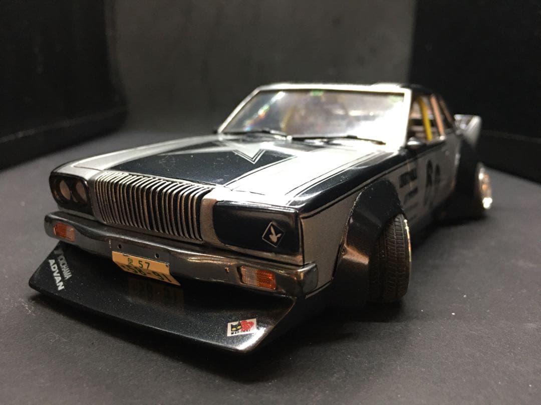 旧車プラモデル完成品コスモAPアオシマ