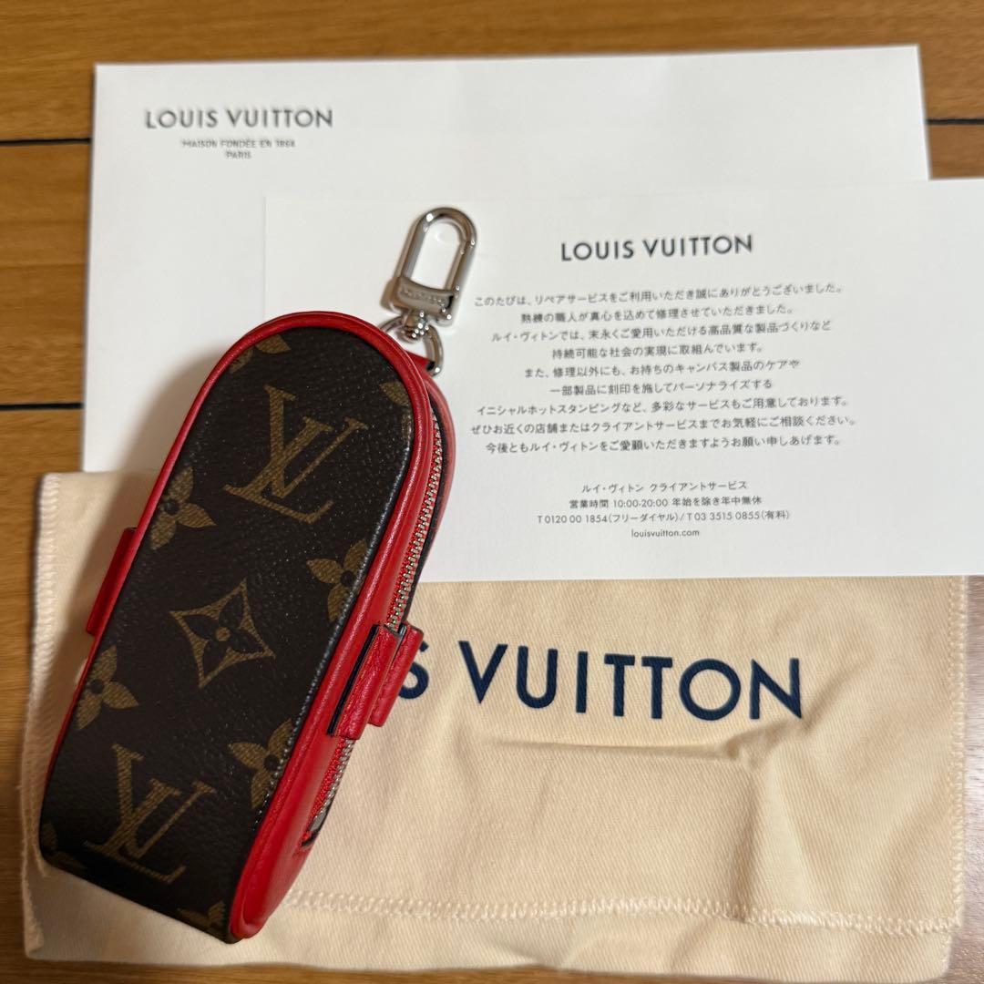 ☆Louis Vuitton レザーケース モノグラムゴルフボールケース☆