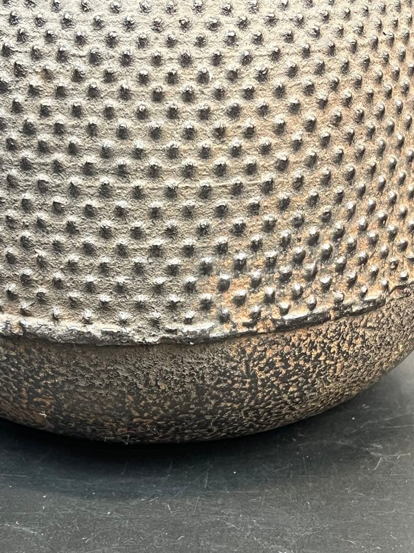 ［美品］南部鉄製 鉄瓶 凹凸デザイン　送料込み