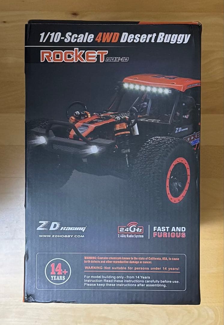 ZDレーシング 1/10RC ROCKET DBX-10 4WD デザートバギー
