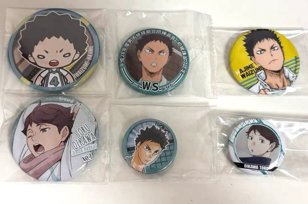 ハイキュー　及川徹　岩泉一　合同練習会　幼少期　缶バッジ