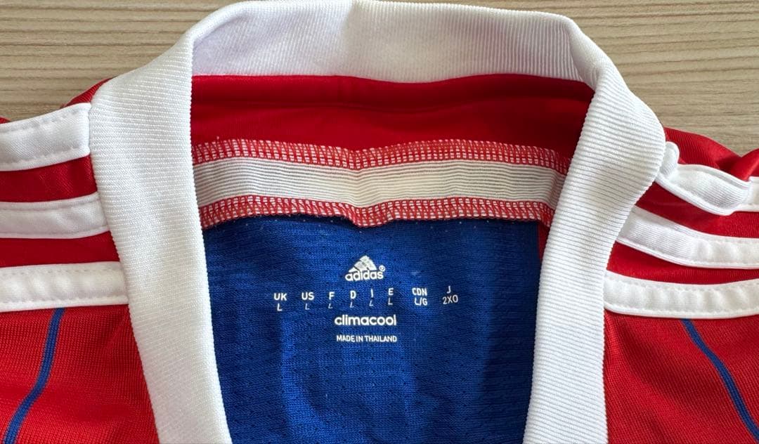 バイエルンミュンヘン 2014/15 ユニフォーム　ホーム（赤×青）adidas