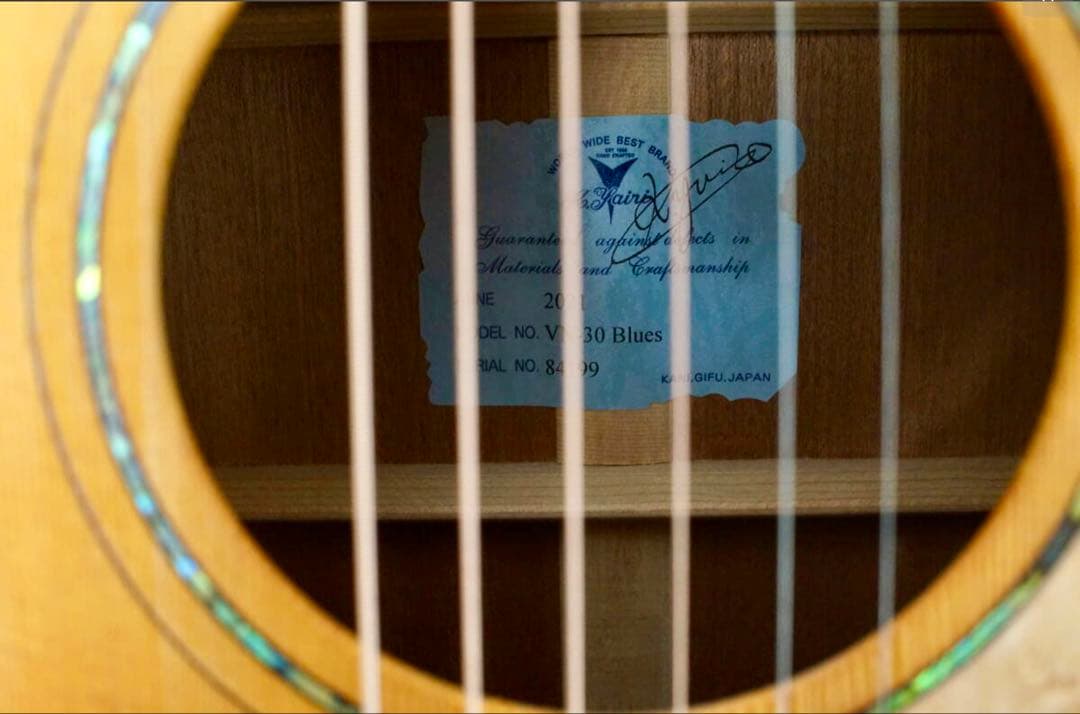 K. Yairi Vincent VN-30 Blues 2021年製+おまけ