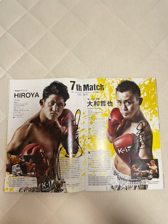 武尊　サイン入りパンフレット　FROM JAPAN