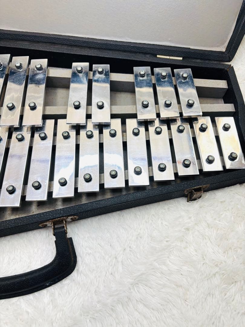 SAITO サイトウ グロッケン 鉄琴 32鍵 ハードケース付 マレット2本