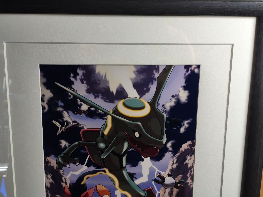 【100枚限定】ポケモン コレクタブルアート レックウザ逆鱗 一桁シリアル番号