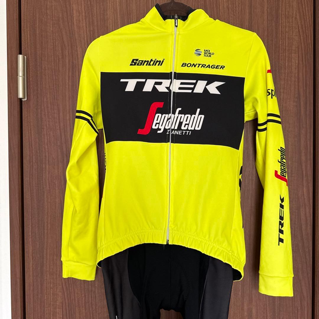 TREK サイクルジャージ S イエロー　ビブタイツ　Ｍ