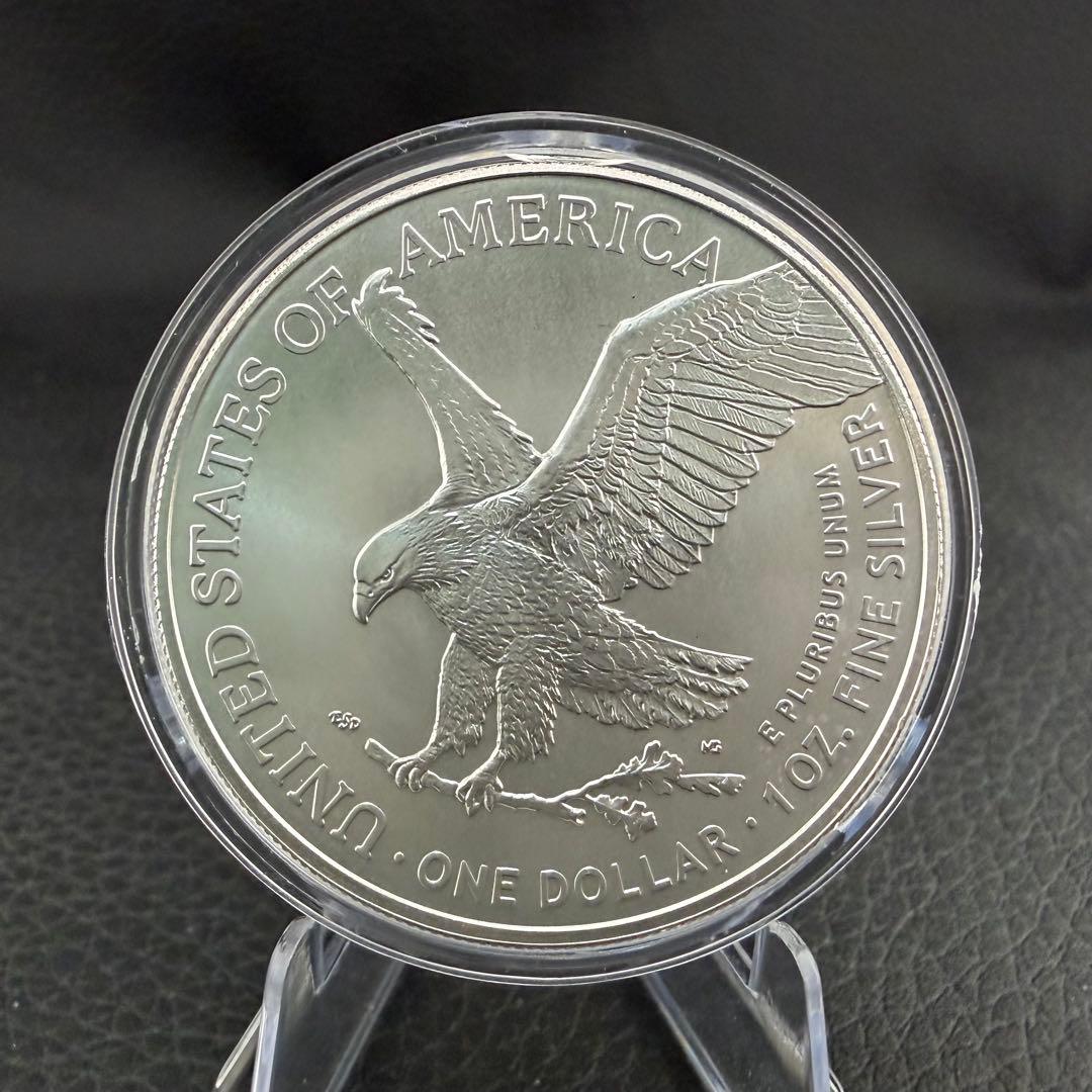 アメリカ イーグル 銀貨 発明:コンピュータ カラー 品質表示証付き 1オンス