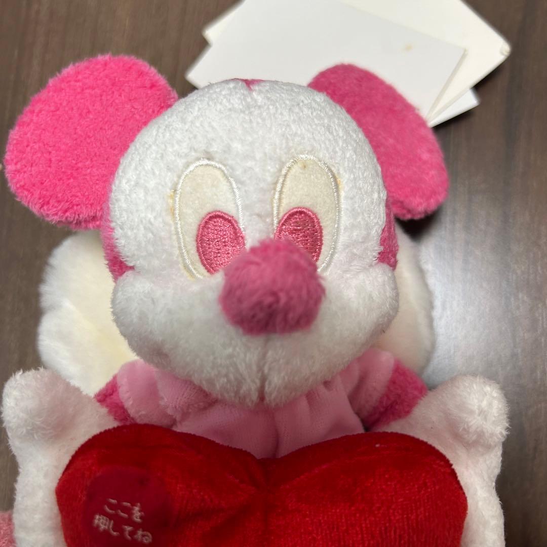 ディズニーストア ミッキーマウス ミニーマウス バレンタイン 天使 ぬいぐるみ