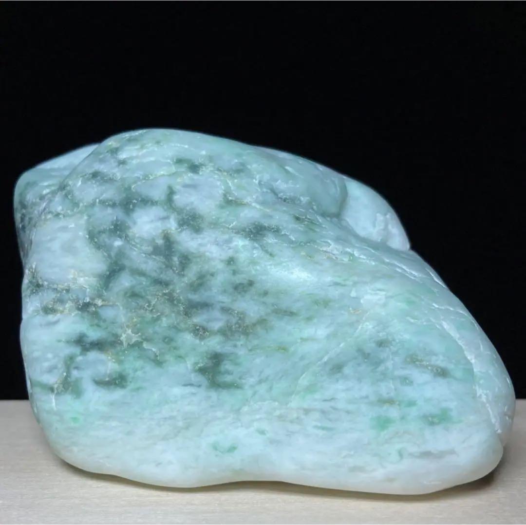 【Premium】特大美石　糸魚川翡翠　翡翠　白×翠　翡翠輝石　原石　754ｇ