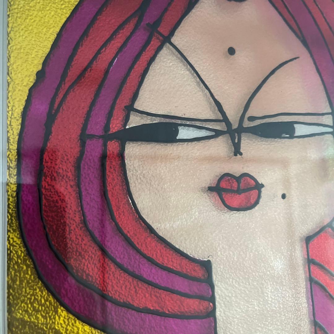 絵画 アート レトロポップ 昭和レトロ 額 インテリア 現代アート カフェ