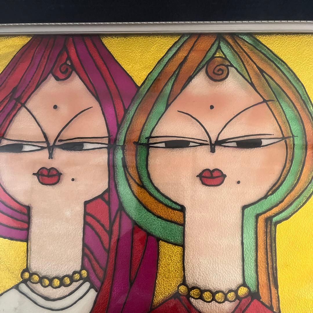 絵画 アート レトロポップ 昭和レトロ 額 インテリア 現代アート カフェ