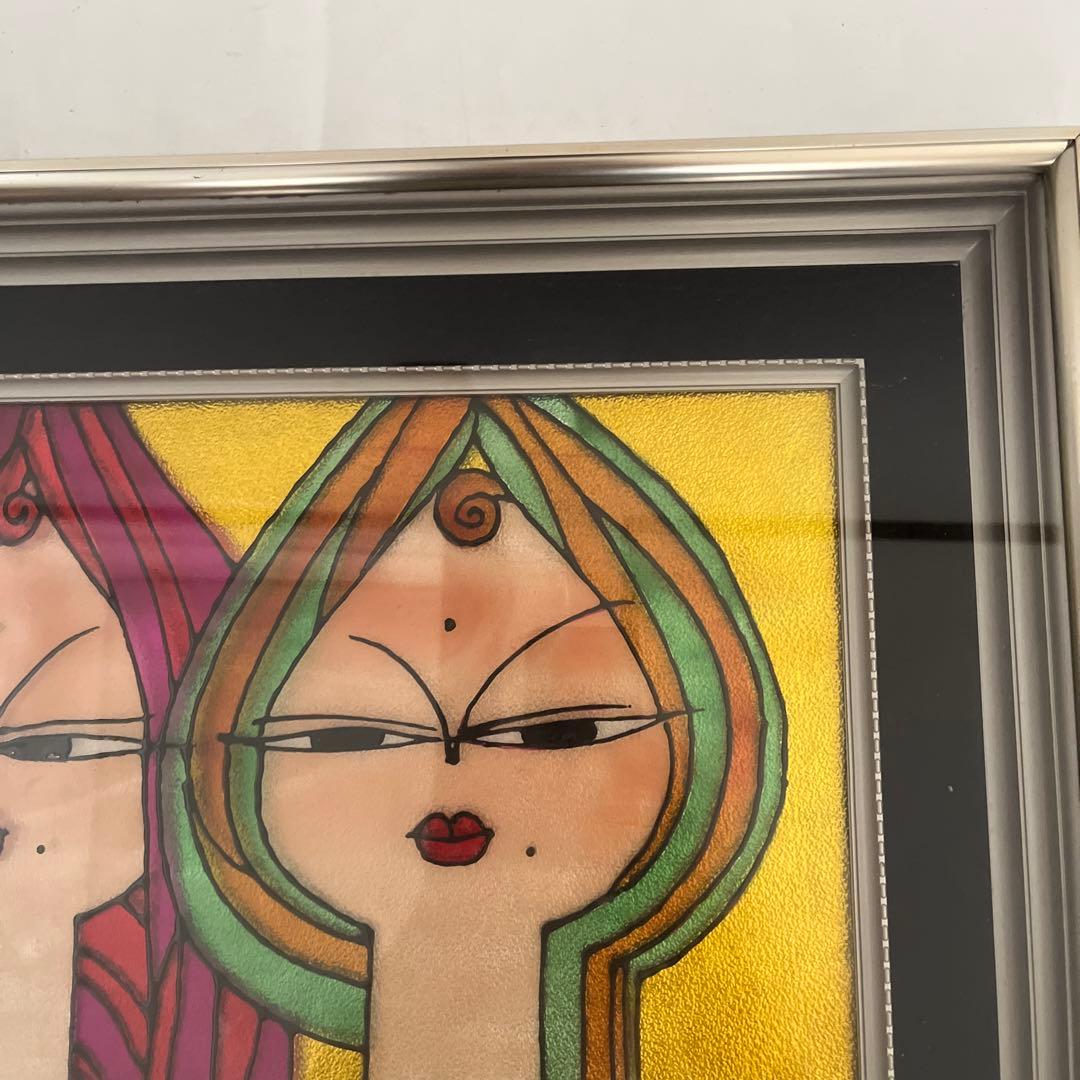 絵画 アート レトロポップ 昭和レトロ 額 インテリア 現代アート カフェ