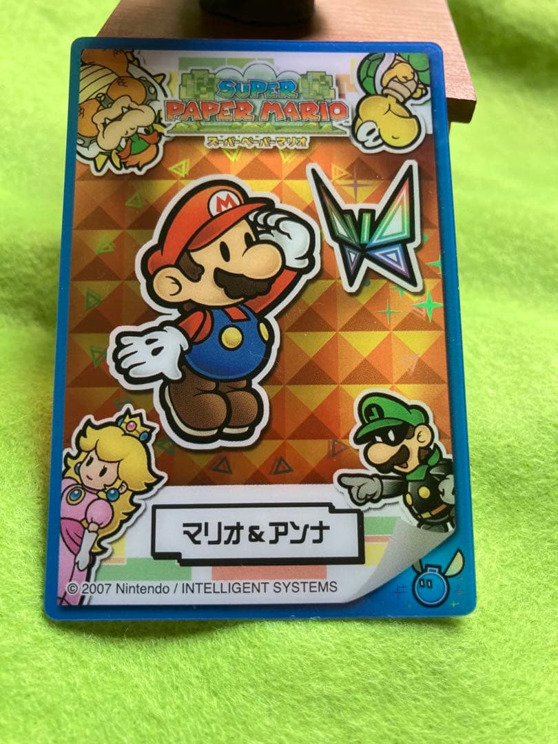 【他出品無し!!!】スーパーペーパーマリオ マリオ＆アンナ クリアカード➕おまけ