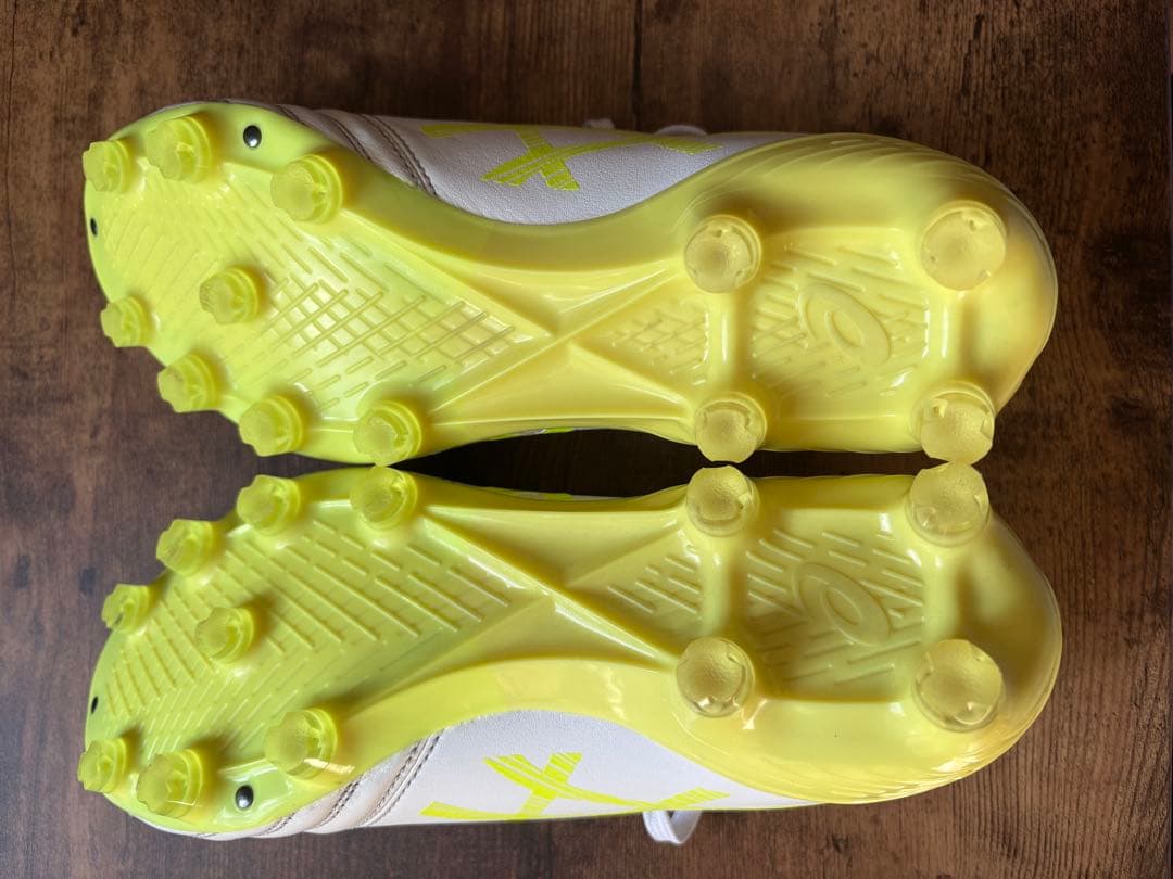 asics DS LIGHT X-FLY5 サッカーシューズ ホワイト/イエロー