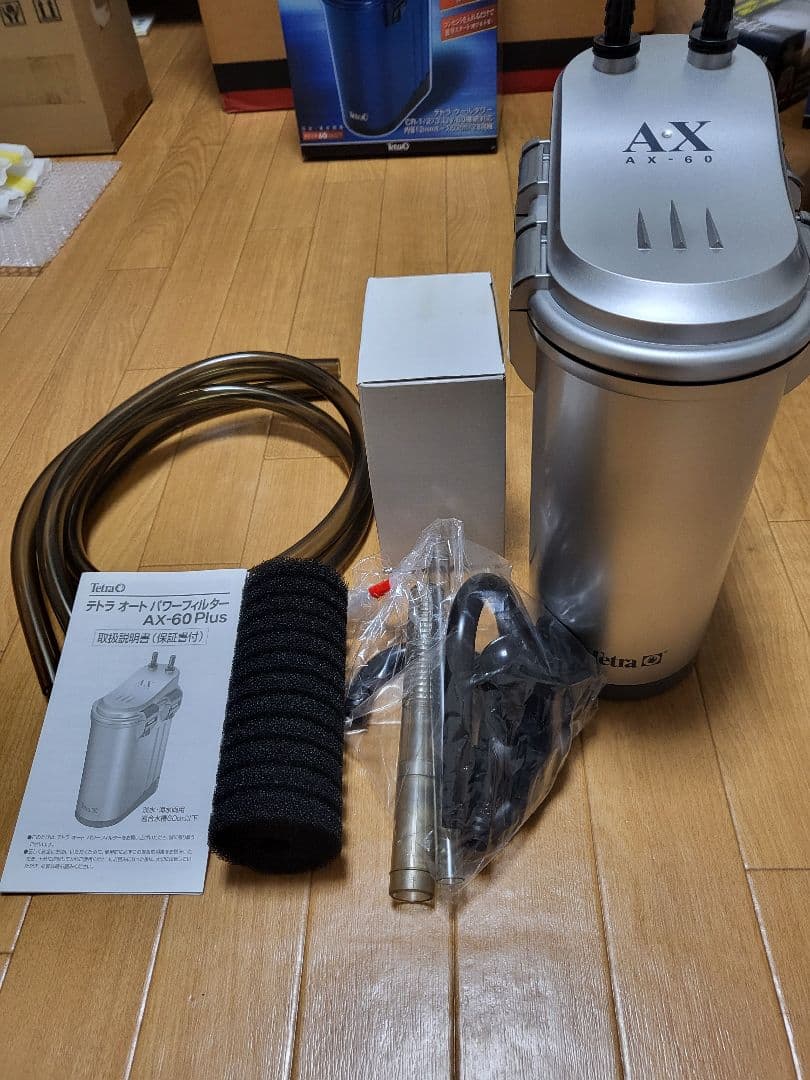 テトラオートパワーフィルターAX-60Plus 水槽用外部フィルター①