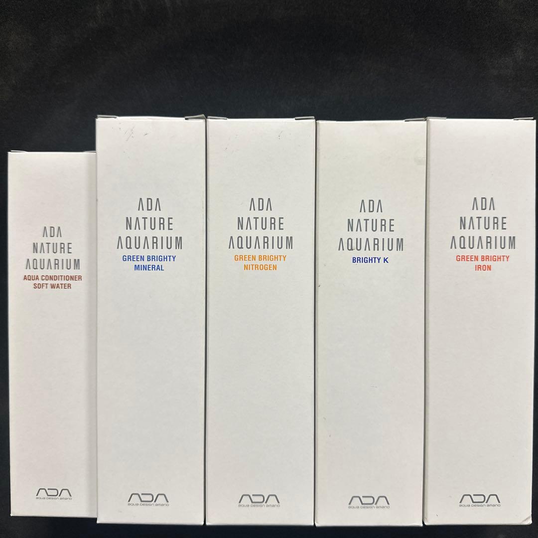 ADA NATURE AQUARIUM 栄養素5種セット　単品販売不可