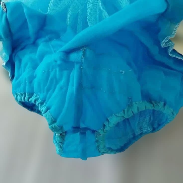 バレエ　クラシックチュチュ　 シルビア製水色　Ｓサイズ 2着まとめ 髪飾り、袖付