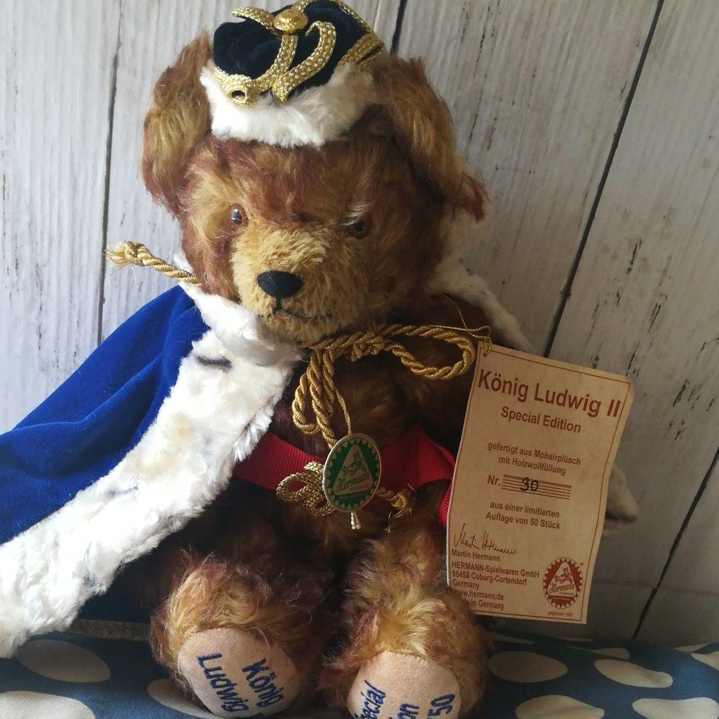 ドイツの老舗　ハーマンコーブルク社(ハーマン緑）テディベア