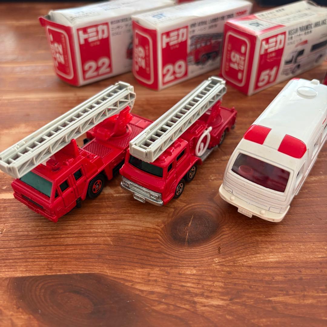 日本製 トミカ 消防車 救急車 まとめ売り 5台セット